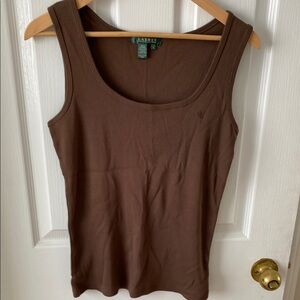 Ralph Lauren Vintage Brown Tank Top